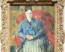 PC070069 Paul Cezanne - Mevrouw Cezanne in een rode Armstoel